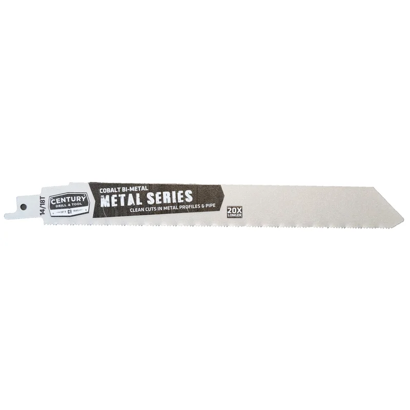 Century Drill And Tool Metal Series Reciprocating Saw Blade 14/18t X 9