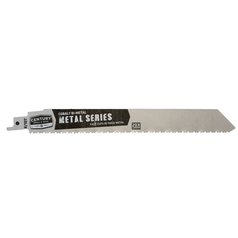 Century Drill And Tool Metal Series Reciprocating Saw Blade 8/10t X 9