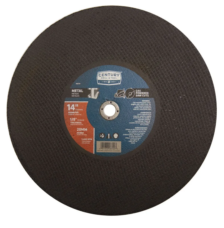 Century Drill And Tool Saw Blades High Speed 14 1/8 Thickness 20mm Arbor (Metal)