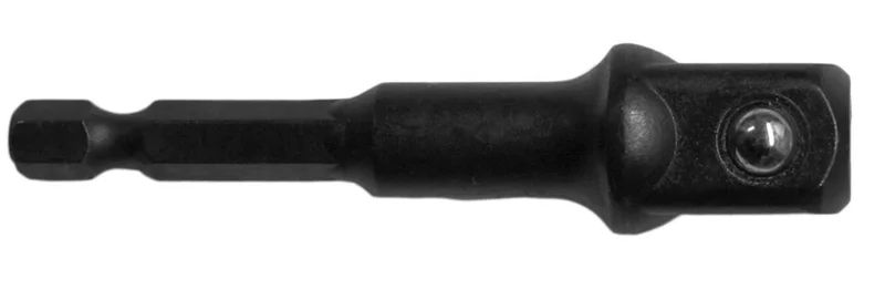 Century Drill And Tool Socket Adapter 3/8 Square Drive 2 Length 1/4 Hex Shank Impact Pro