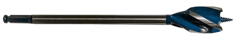 Century Drill And Tool Speed Cut Auger Bit 1-3/8 X 12 Overall Length 2-7/8 Flute Length 7/16 Shank