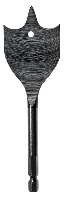 Century Drill And Tool Stubby Lazer Spade 1-1/4" X 4 Power Drive Shank 1/4