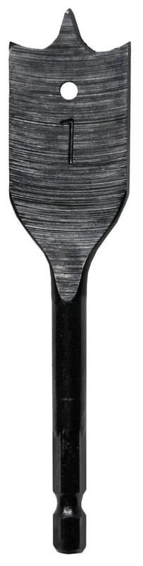 Century Drill And Tool Stubby Lazer Spade 1" X 4 Power Drive Shank 1/4