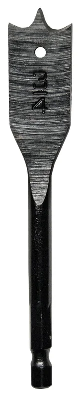 Century Drill And Tool Stubby Lazer Spade 3/4" X 4 Power Drive Shank 1/4