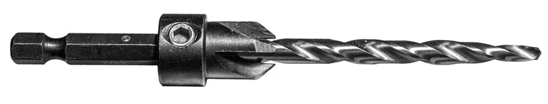 Century Drill And Tool Taper Countersink #12 1/4 Hex Shank 7/32 Drill Size