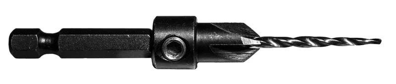 Century Drill And Tool Taper Countersink #4 1/4 Hex Shank 7/64 Drill Size