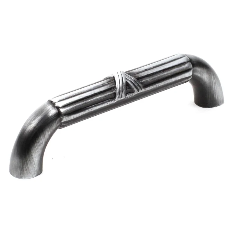 Century Georgian 15156-ASH Antique Pewter 3 3/4" (96mm)cc Arch Cabinet Handle