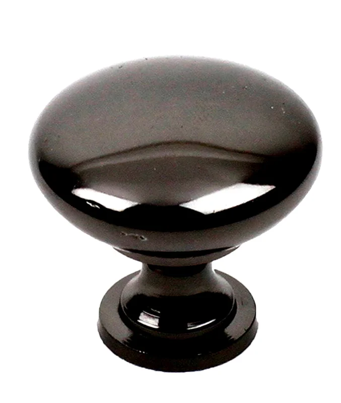 Century Maryland 20204-NB Black Nickel 1 1/4" Solid Brass Cabinet Knob Pull