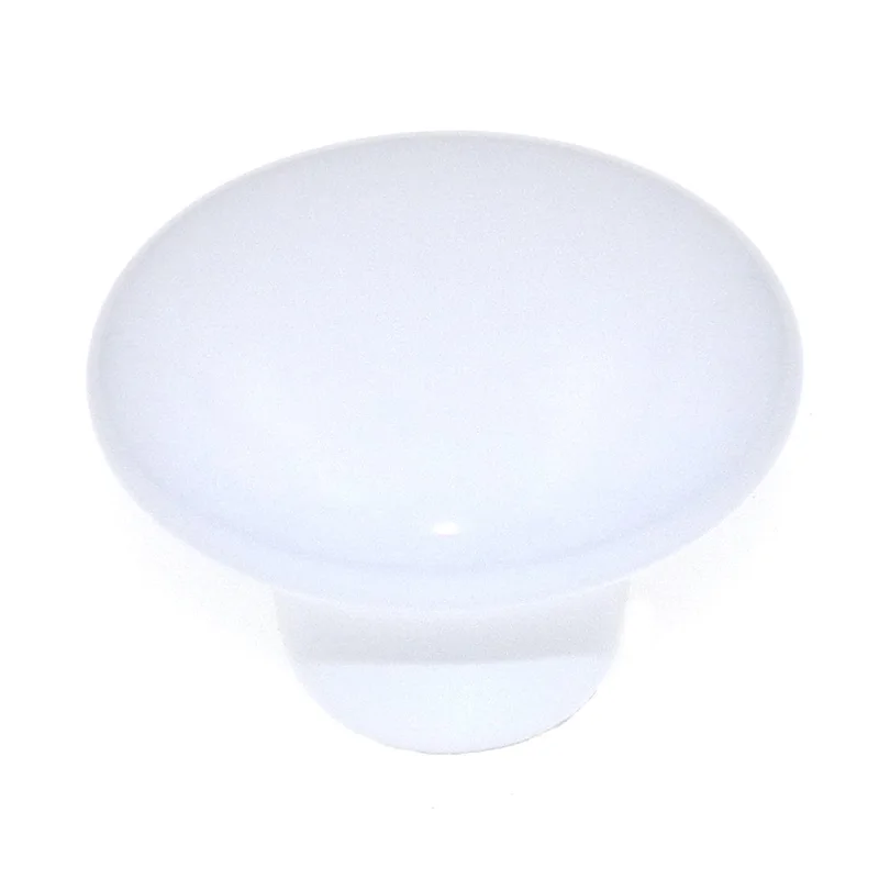 Century Yaletown 50108-WT White 1 1/2" Ceramic Cabinet Knob Pull