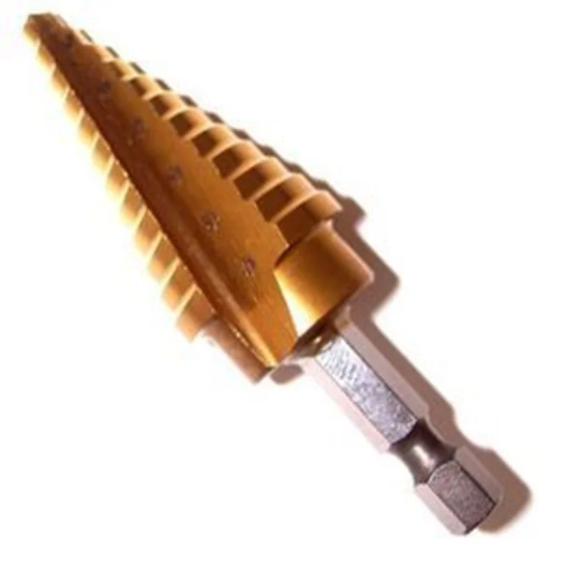 CHAMPION MSD-HEX-13 HEX SHANK TIN COATED MULTI-STEP DRILL