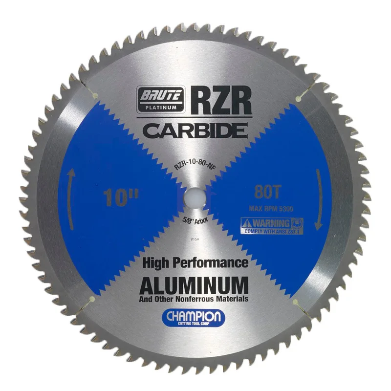 CHAMPION RZR-10-80-NF CARBIDE CIRCULAR SAW 10"X80TX5/8