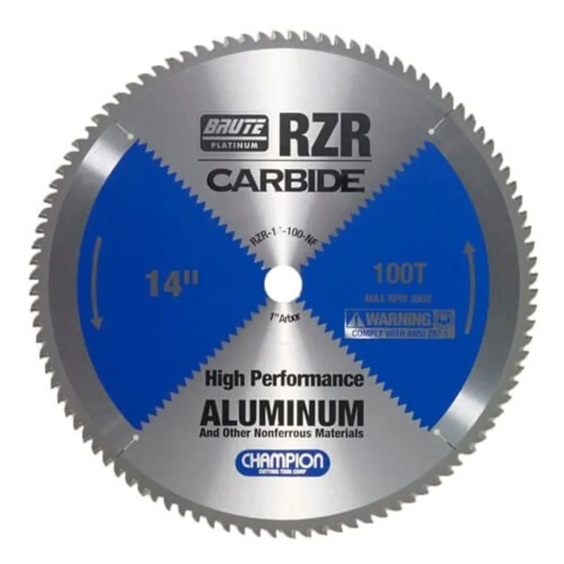 CHAMPION RZR-14-100-NF CARBIDE CIRCULAR SAW 14"X100TX1