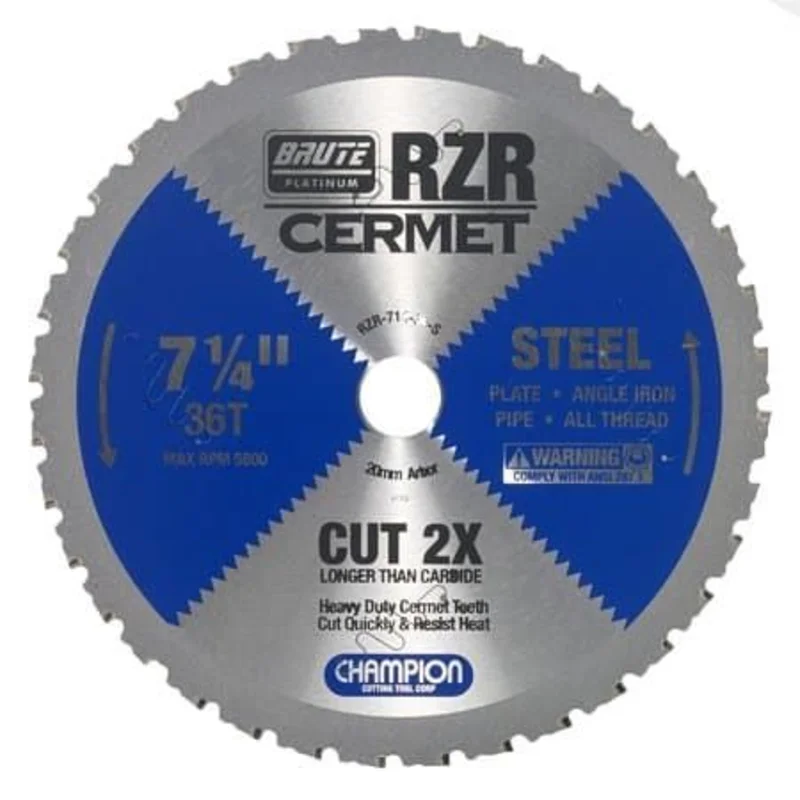CHAMPION RZR-714-54-KO-NF CARBIDE CIRCULAR SAW 7-1/4X54T 5/8KO