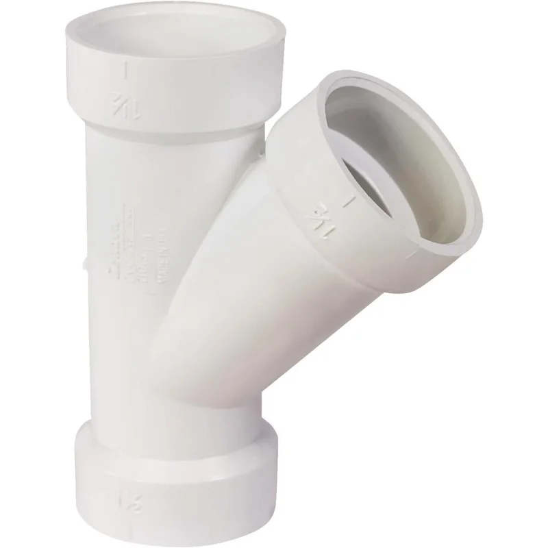 Charlotte Pipe 1-1/2 In. Schedule 40 DWV Hub PVC Wye