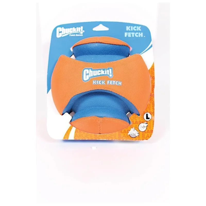 Chuckit! Kick Fetch Dog Toy BLUE ORANGE