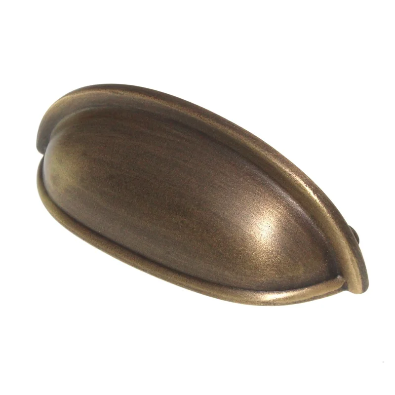 Classic Brass Hutter 3" Ctr Drawer Cup Pull 1264
