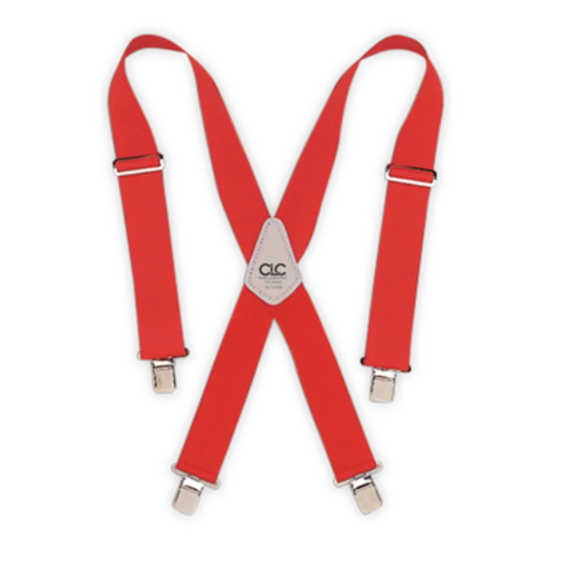 CLC 110RED Heavy-Duty Work Suspenders - Red
