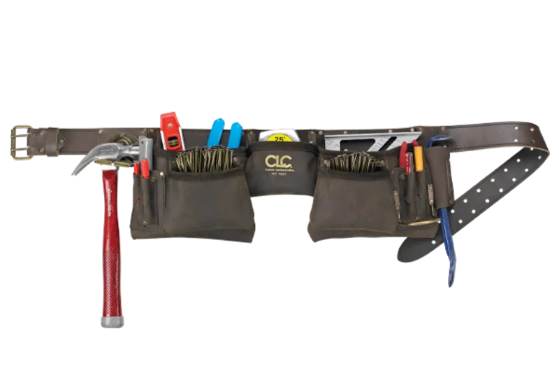 CLC 19427 12 Pocket Top Grain Construction Work Apron