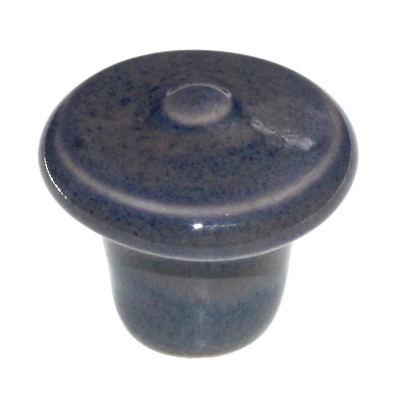 Cliffside Ceramic 1 1/2" Ring Cabinet Knob Antique Blue AKG2-LP
