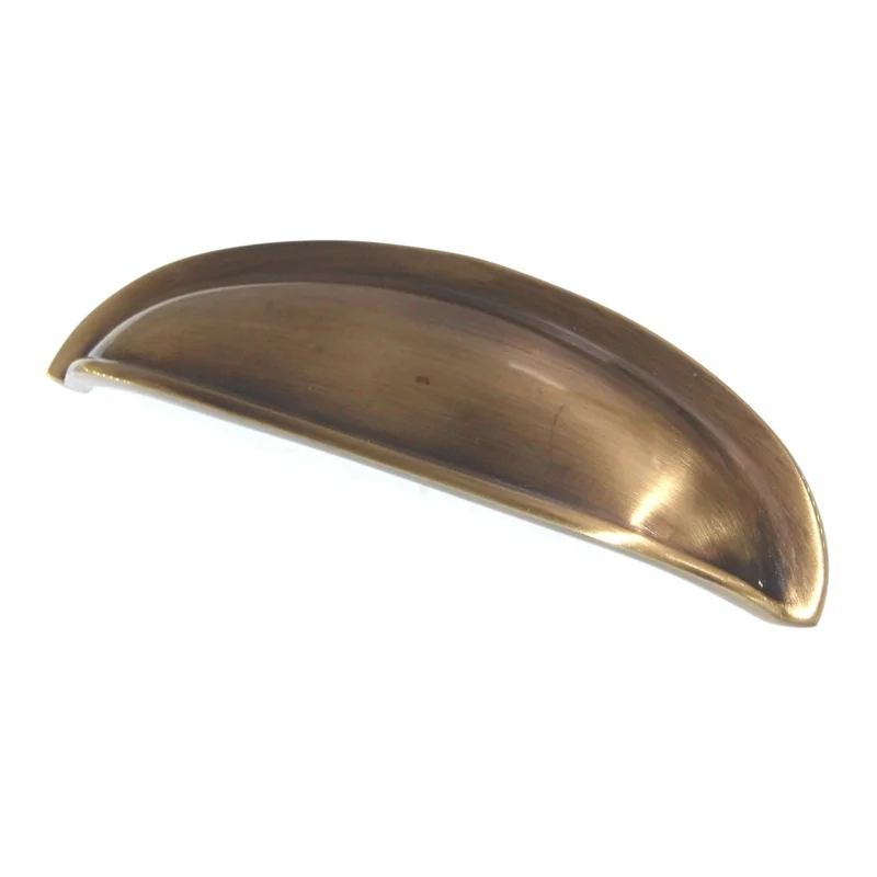 Cliffside Classic 3" Ctr Drawer Cup Pull Antique Brass K341-AB