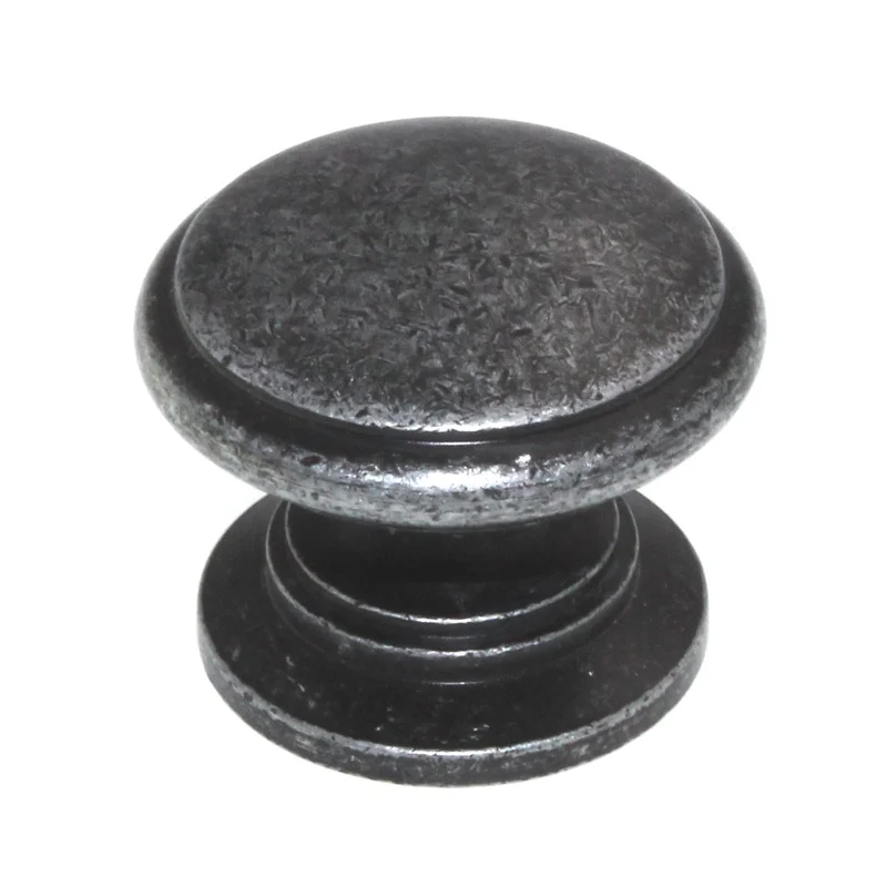 Cliffside Solid Brass 1 1/4" Rope Suite Cabinet Knob Iron 161-IR