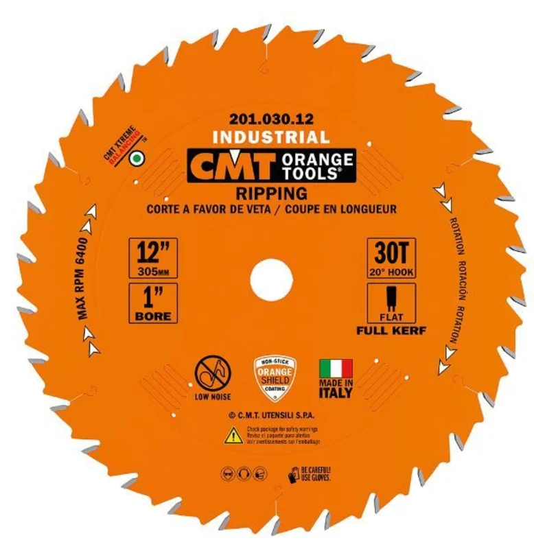 CMT 250.024.10 10" ITK XTREME RIPPING BLADE B=5/8" T=24 ATB