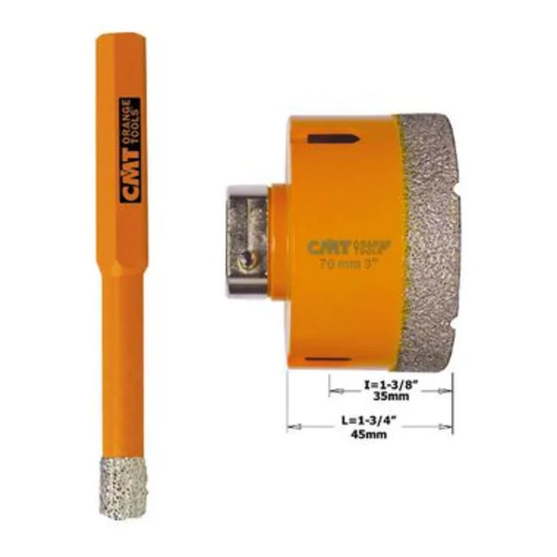 CMT 552-010 DIAMOND DRY HOLE SAW 3/8" (9.5mm) S=HEX