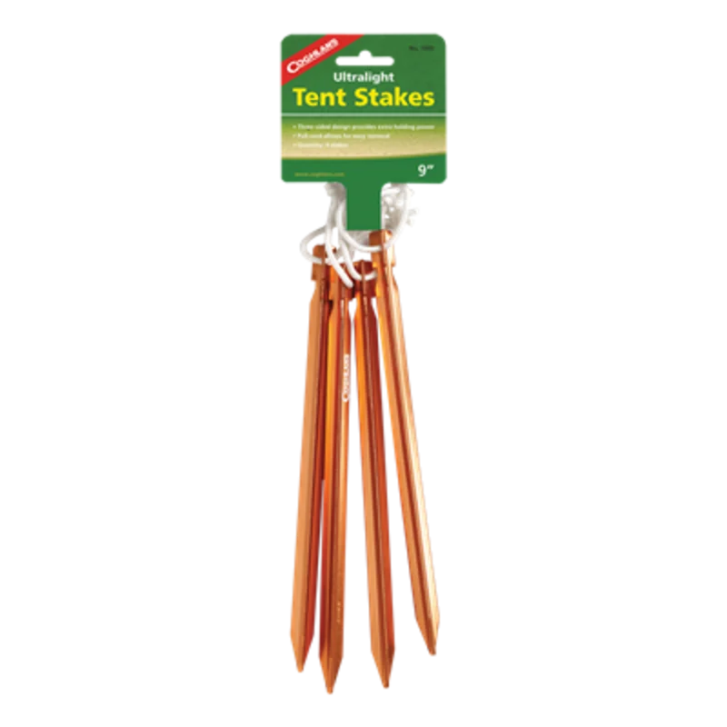 Coghlans Ultralight Tent Stakes - 9" - 4 Pack