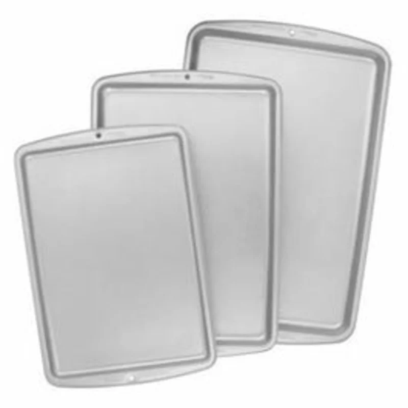 Cookie Pans, Nonstick, 3-Pc. Set