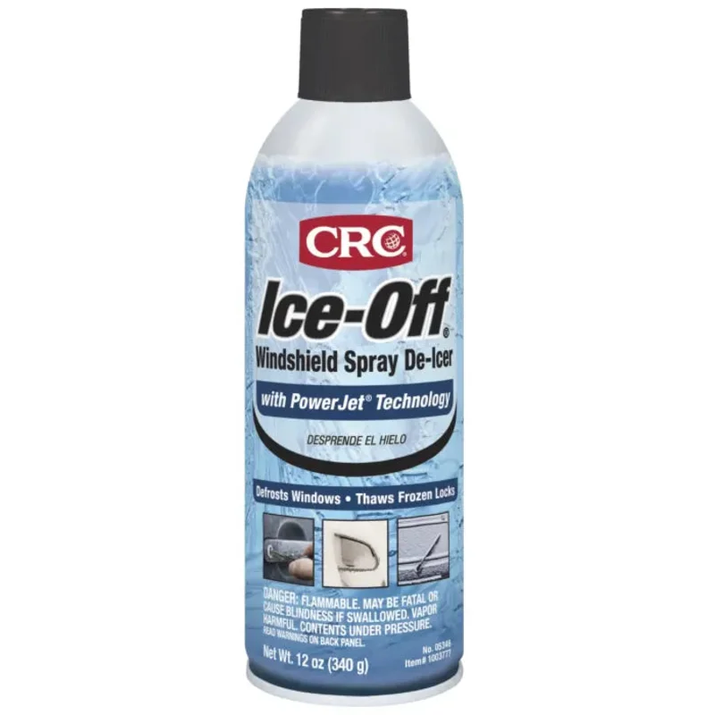 CRC Industries Ice-Off Windshield Spray De-Icer, 12 Wt Oz