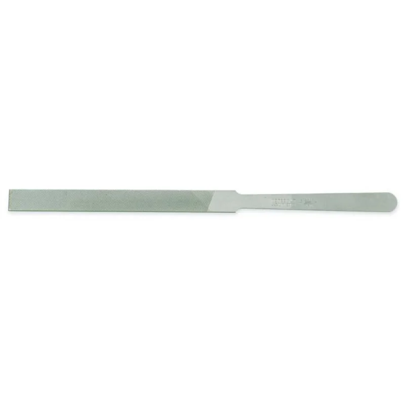 Crescent Nicholson 5-1/4" Double Cut Thin Rectangular Tungsten Point File Carded