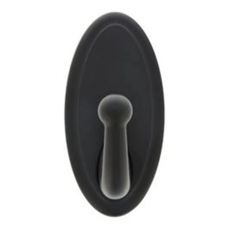 Decorative Hook, Bronze, Oval, Holds 25-Lbs.