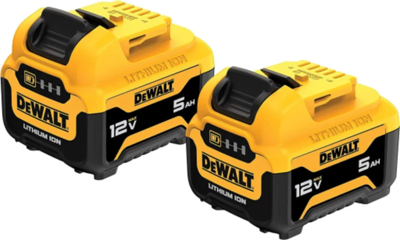 DEWALT 12V MAX 5Ah Battery Lithium-Ion 2-Pack (DCB126-2)
