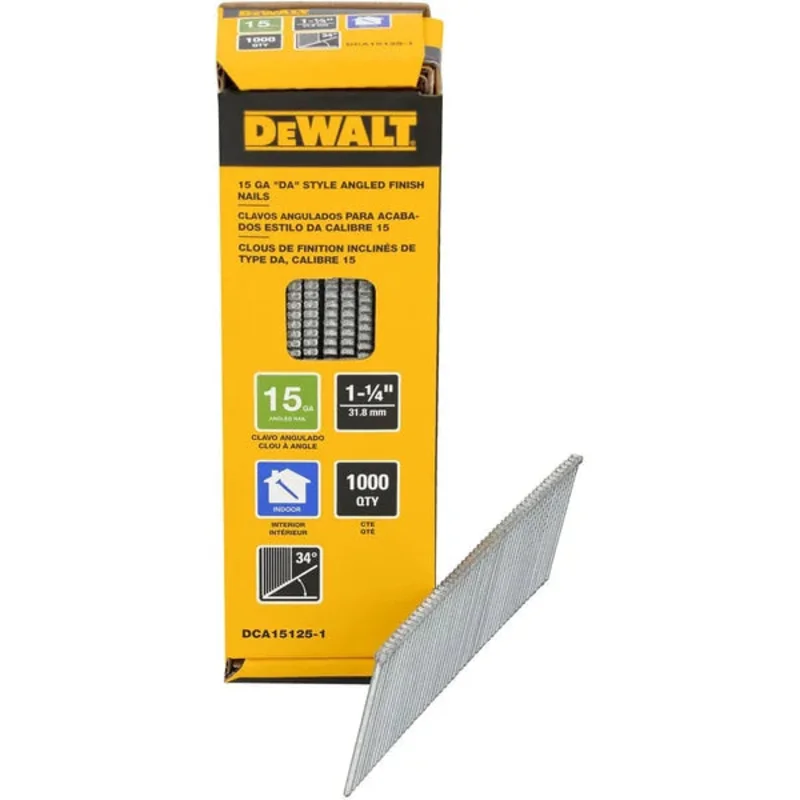 DeWalt DCA15125-1 15GA 1-1/4IN DA FINSIH, 1K