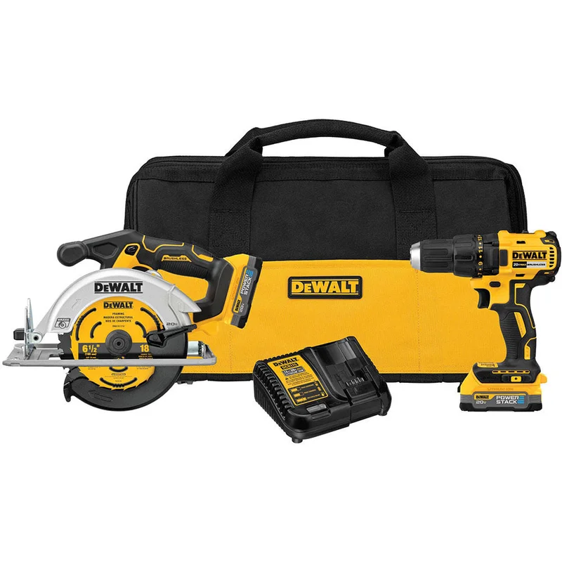 DeWalt DCK239E2 20V MAX BRUSHLESS DRILL/CIRC KIT