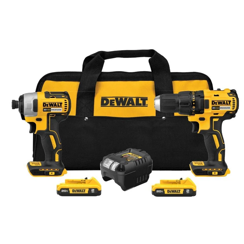 DeWalt DCK277D2 20V MAX BL DRILL IMPACT COMBO KIT