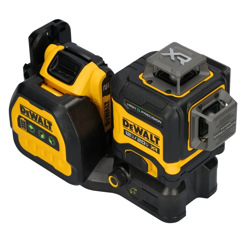 DEWALT DCLE34033D1 20V MAX* XR 3 x 360 HIGH PRECISION GREEN LASER KIT W/DETECTOR