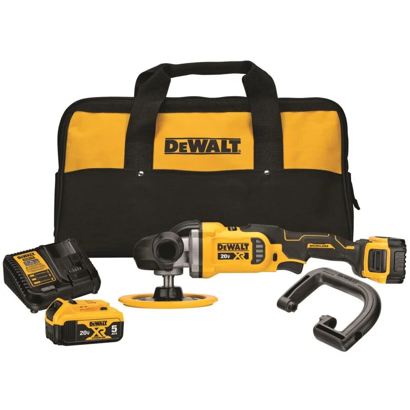 DeWalt DCM849P2 20V 7IN VS ROTARY POLISHER KITTED
