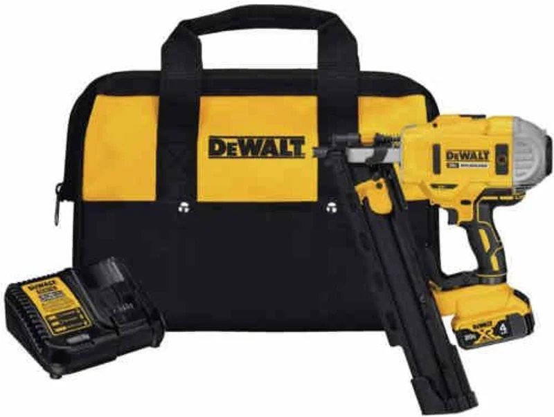 DEWALT DCN21PLM1 20V MAX 21 PLASTIC FRAMING NAILER KIT