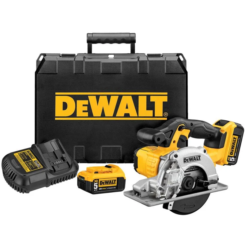 DeWalt DCS373P2 20V MAX METAL CUT CIRC S KIT(5.0AH)