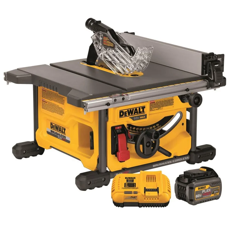 DeWalt DCS7485T1 60V MAX TABLE SAW W/BATTERY & CHARGER