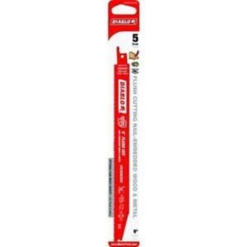 DIABLO DS0914AFC5 9" 10/14 TPI Flush Cut Recip Blade (5 pk)