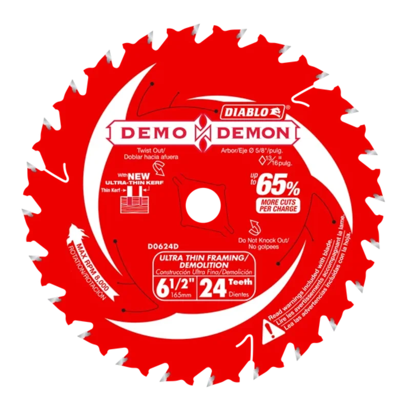 DIAD0624DA - 6-1/2 24T BULK DEMO DEMON