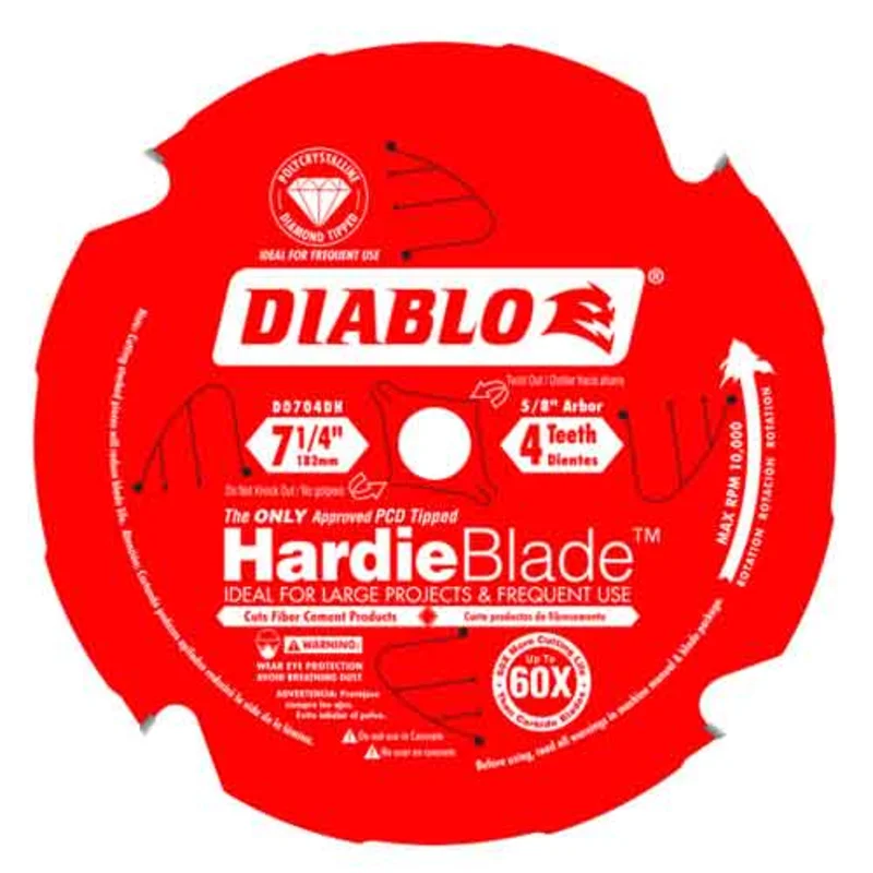DIAD0704DHA - 7-1/4X4 PCD FIBERCEMENT DB BULK