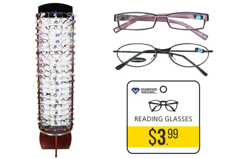 Diamond Visions RG-399 Premium Reading Glasses Assorted