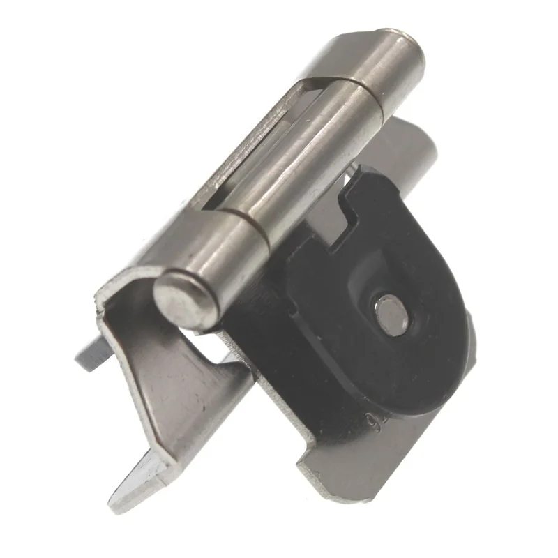 Double Demountable Cabinet Hinge 1/4" Overlay Bright Nickel CM8701-14