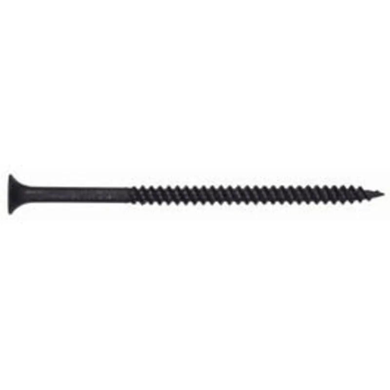 Drywall Screws, Fine Thread, Phillips, Black Phosphate, #8 x 3-In., 5-Lbs.