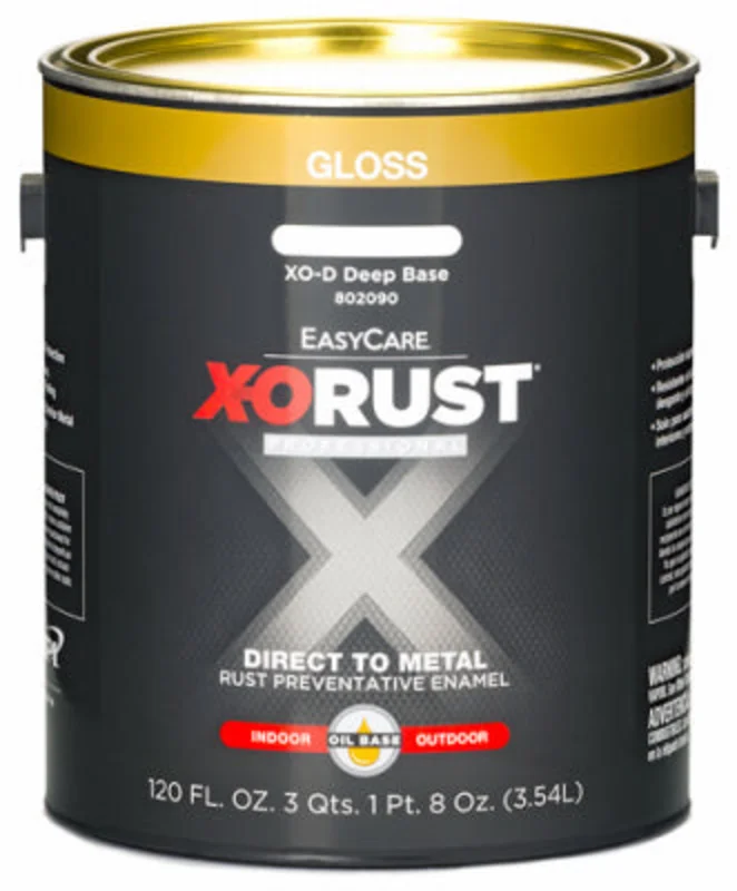 EasyCare X-O Rust Premium Anti-Rust Enamel, Gloss Deep Base, Oil-Base, 1 Gallon Gloss Deep Base