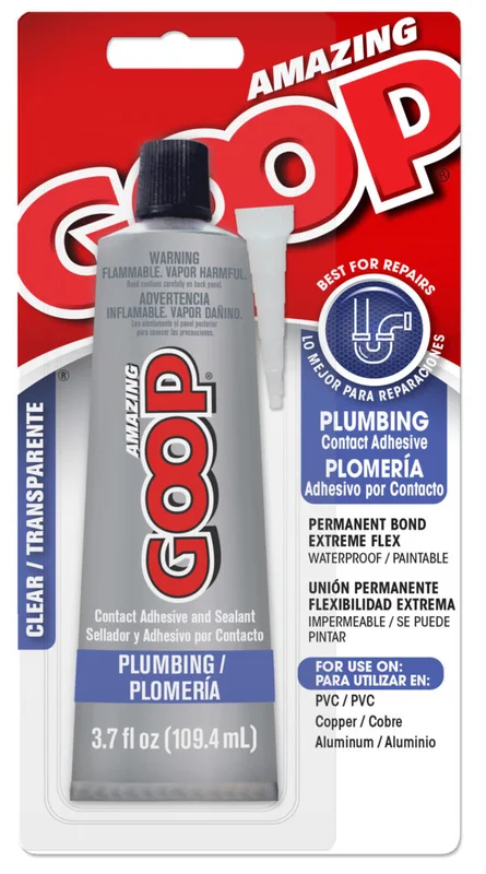 Eclectic Amazing Goop Plumbing Adhesive 3.7 oz. Clear Clear