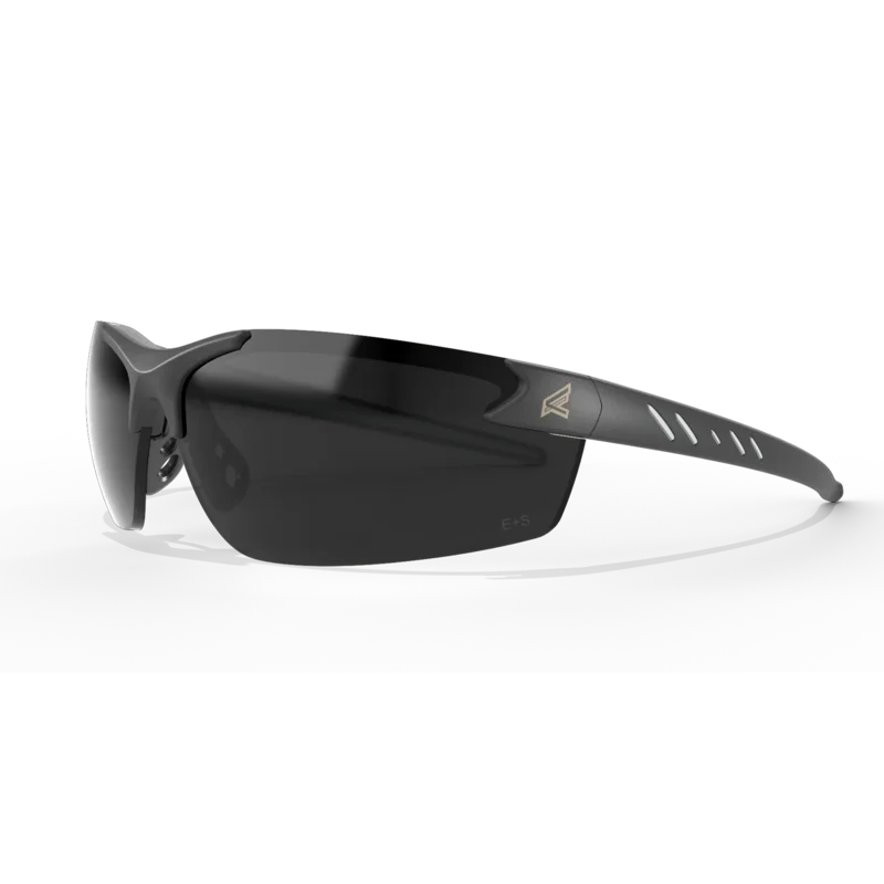 EDGE EYEWEAR DZ116-G2 ZORGE G2 - BLACK FRAME/SMOKE LENSES